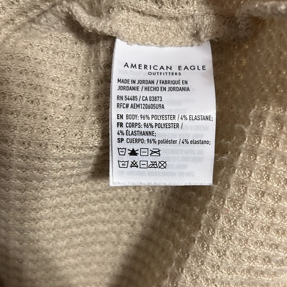 American Eagle waffle crop top - Picture 6 of 6